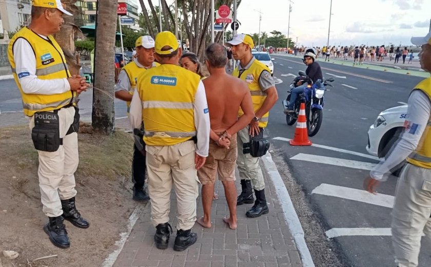 Ronda no Bairro prende homem por desacato na Ponta Verde