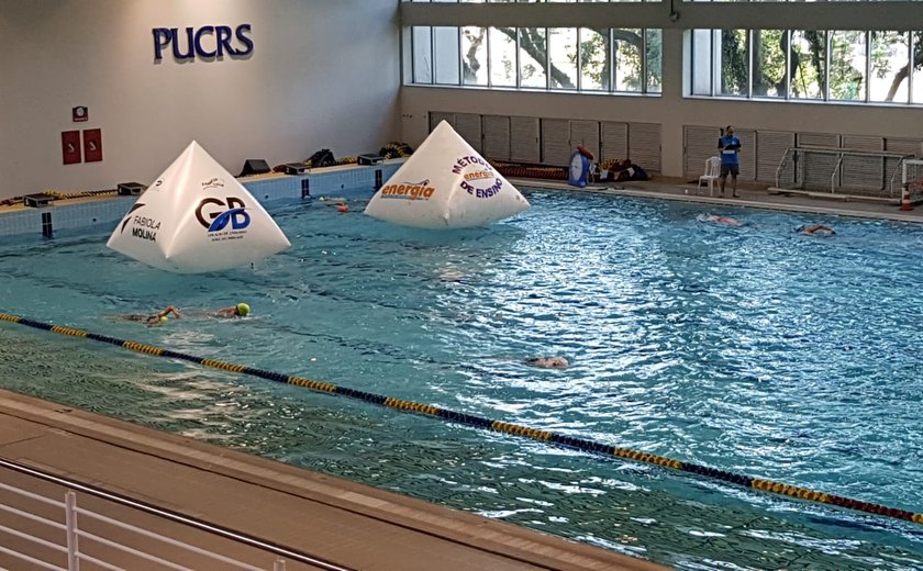 Parque Esportivo da PUC-RS sedia Maratona Aquática Indoor