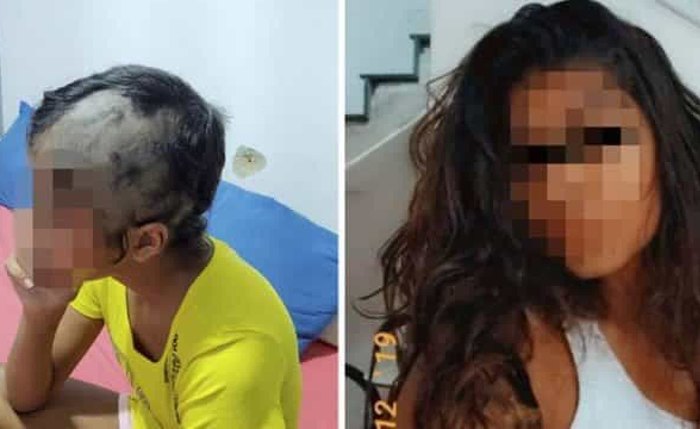 Uma adolescente de 14 anos foi agredida e desmentiu o próprio pai que a agrediu por supostamente vê-la bebendo e fumando