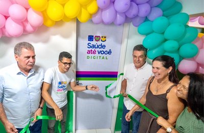 Prefeitura de Branquinha e Governo do Estado inauguram sala Saúde Até Você Digital e nova escola