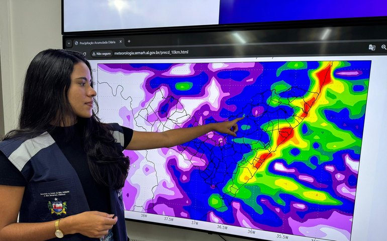 Secretaria do Meio Ambiente emiteBoletim meteorológico da Secretaria do Meio Ambiente indica chuvas para a metade leste de Alagoas