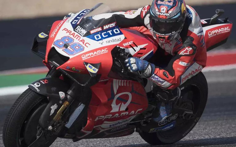 Ducati domina treino e Martín larga na pole na etapa dos EUA da MotoGP