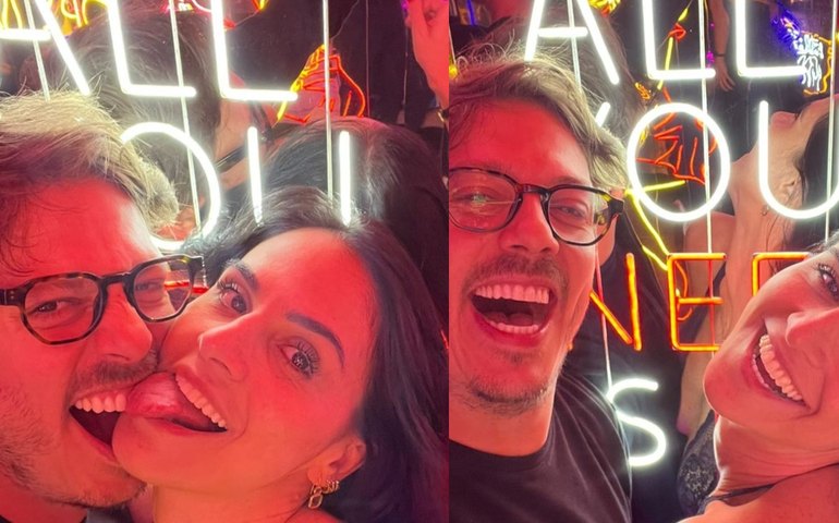 Fabio Porchat posta pela 1ª vez fotos com nova namorada, Priscila Castello Branco