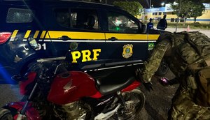 Moto recuperada  / Foto: BPRv