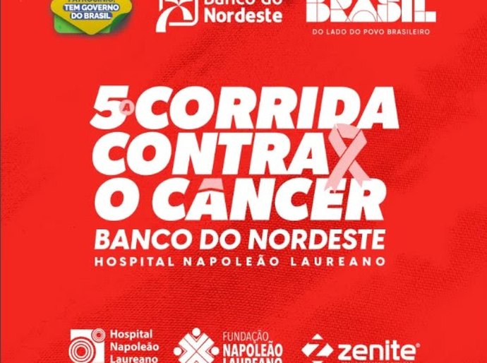 Banco do Nordeste participa da 5ª Corrida Contra o Câncer e reforça apoio à Fundação Napoleão Laureano