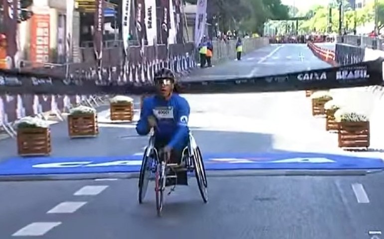 Paratleta alagoano vence a São Silvestre na categoria cadeirante; segundo colocado também é de Alagoas