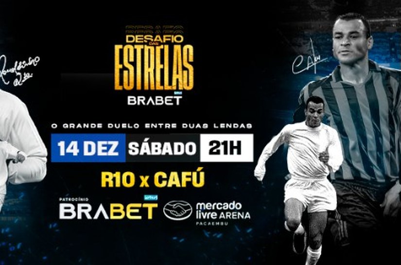 Ronaldinho Gaúcho e Cafú participam de evento da Brabet