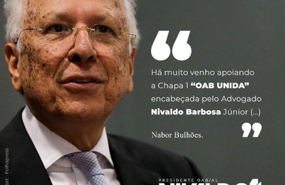 Nivaldo Barbosa recebe apoio do advogado Nabor Bulhões para a presidência da OAB-AL