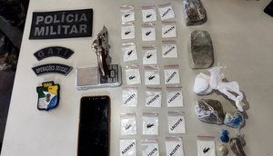 Abordagem termina com cachorro morto e homem preso em Arauá