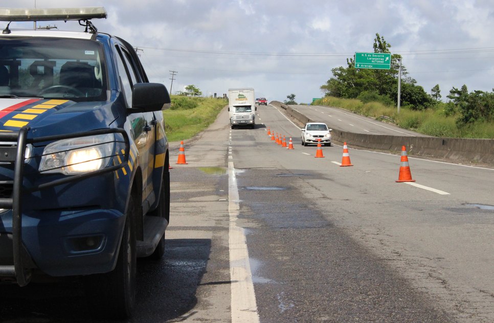 Fiscalização nas rodovias / Foto: PRF/SE
