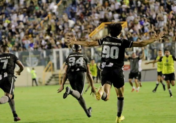 Com muita confusão, Botafogo empata com Sergipe no fim e avança na Copa do Brasil