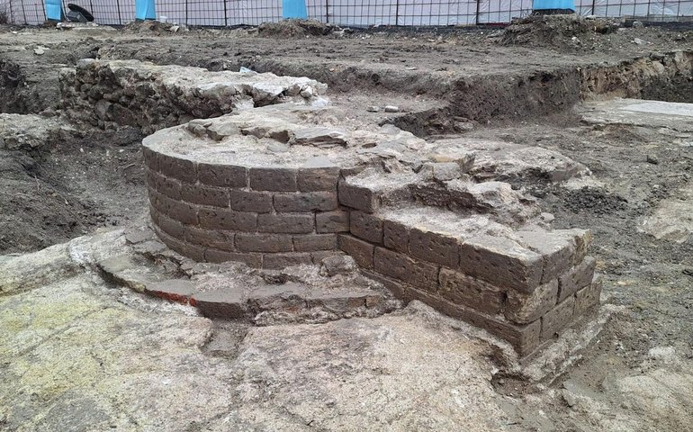 Arqueólogos desenterram na Itália os restos da lendária Basílica de Vitrúvio (FOTOS)