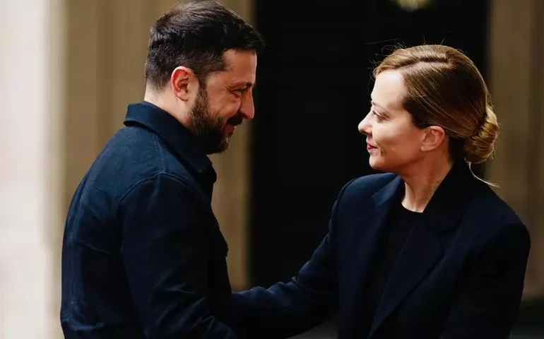 Meloni reitera a aliados que não enviará tropas à Ucrânia