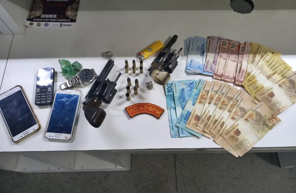 APREENSÃO EM SÃO DOMINGOS / Foto: SSP/SE
