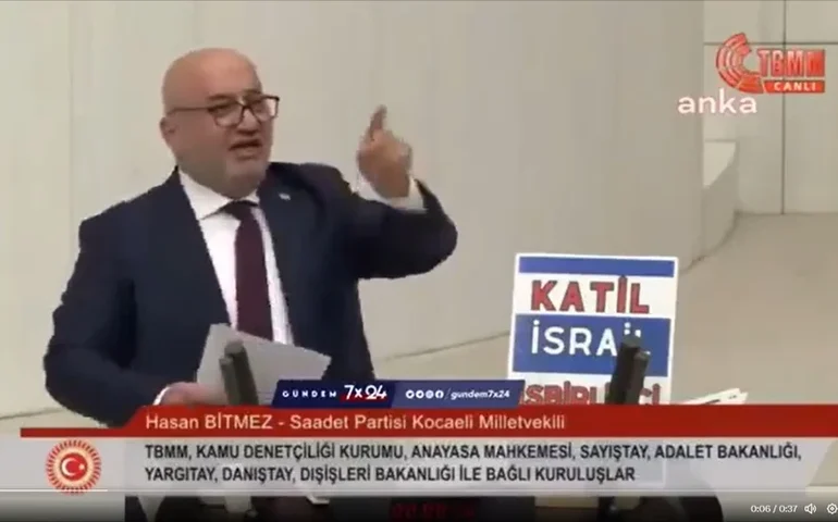 Deputado turco sofre ataque cardíaco  ao discursar contra Israel; veja