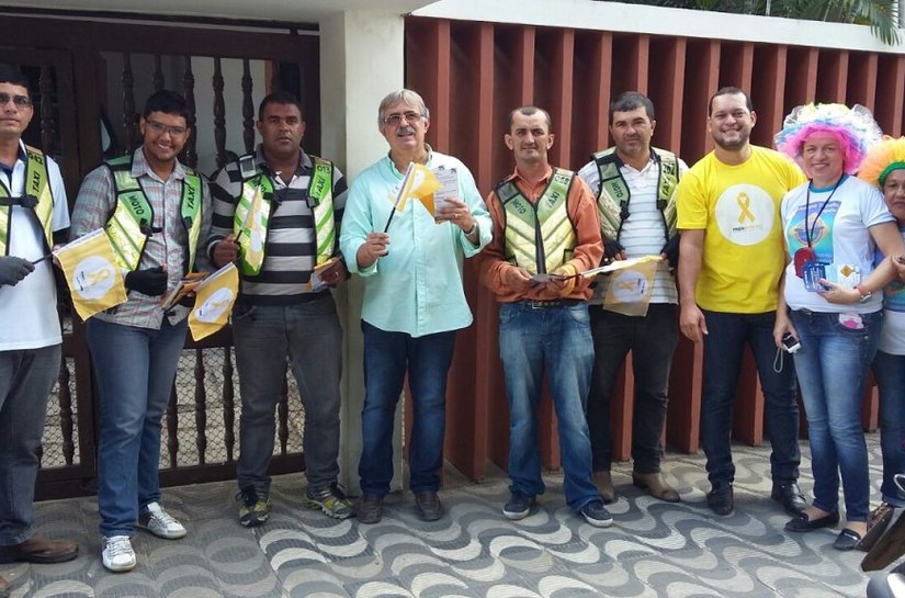 SMTT mobiliza equipe de Educação em ação do Maio Amarelo
