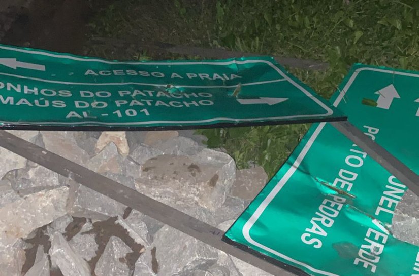 Caio Borghetti denuncia fechamento de AL-101 Norte que dá acesso às praias da Lage e do Patacho