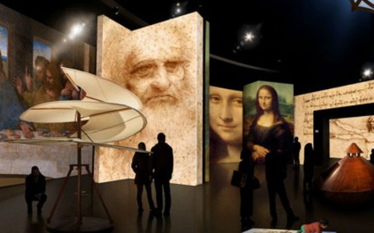 Mostra de Leonardo da Vinci ganha versão digital no site do MIS Experience