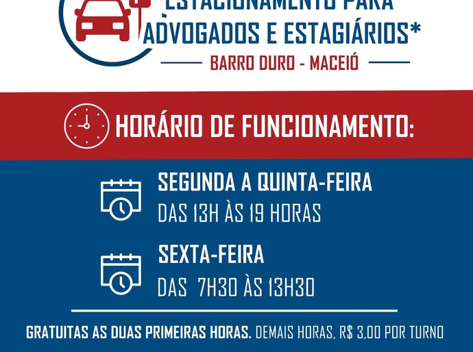 Estacionamento da OAB e Caixa de Assistência já está disponível para advogados e estagiários