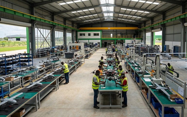 Empresa nigeriana anuncia maior fábrica de drones da África em Gana
