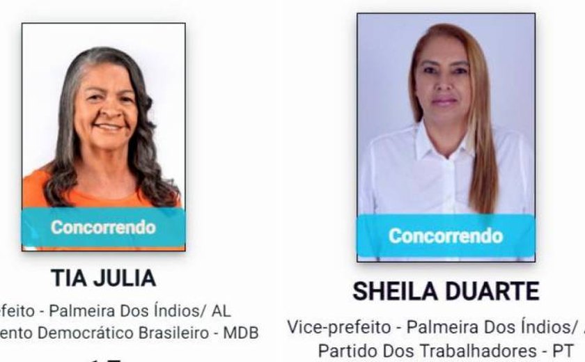 Dados do DivulgaCand revelam detalhes e relação de bens da candidatura de Luisa Julia Duarte e Sheila Duarte