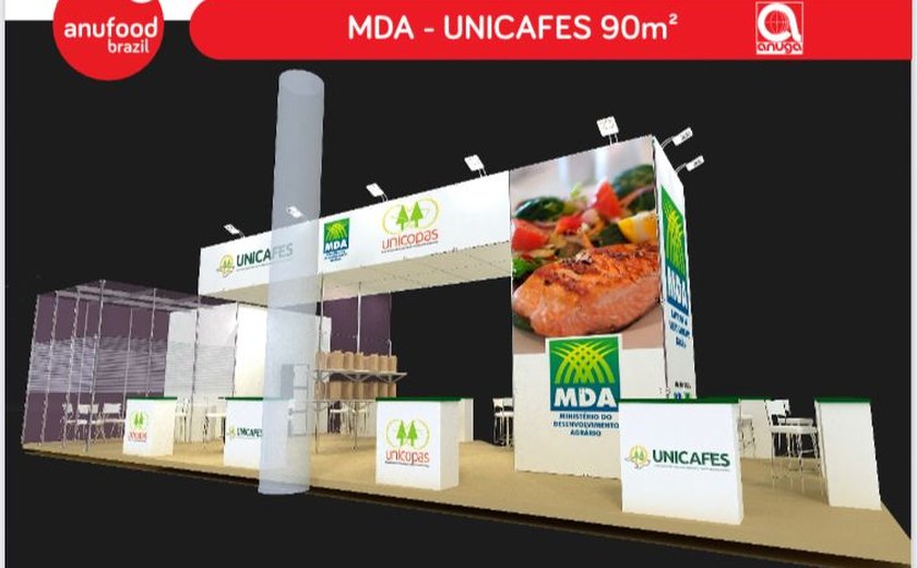 Unicafes-AL conquista espaço na maior feira do setor de alimentos e bebidas da América do Sul