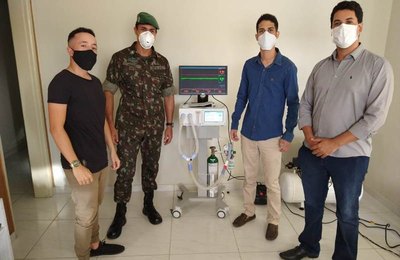 Equipe independente de pesquisadores apresenta respirador de baixo custo em Alagoas