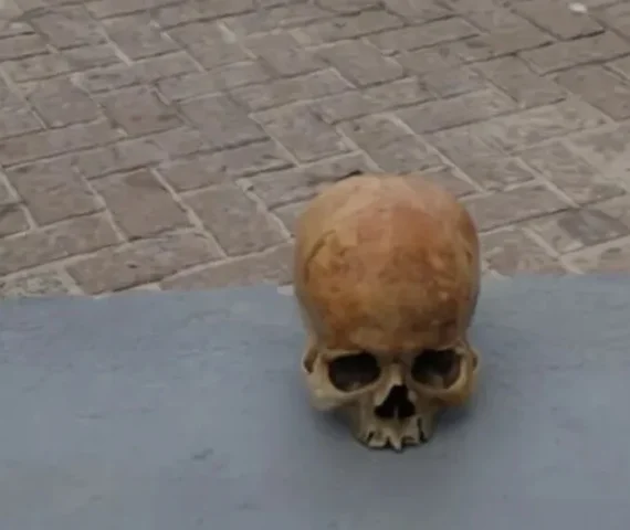 Banhista encontra  crânio humano na areia da Praia de Pajuçara