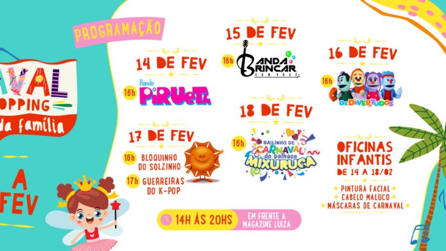 Carnaval 2026: Confira o funcionamento do Maceió Shopping