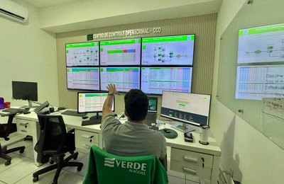 Centro de Controle Operacional monitora abastecimento de água em 27 municípios atendidos pela Verde Alagoas