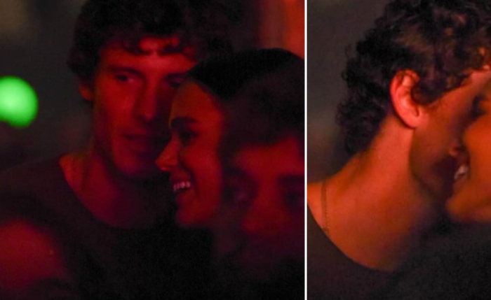 Bruna Marquezine e Shawn Mendes aparecem juntinhos nos bastidores do show