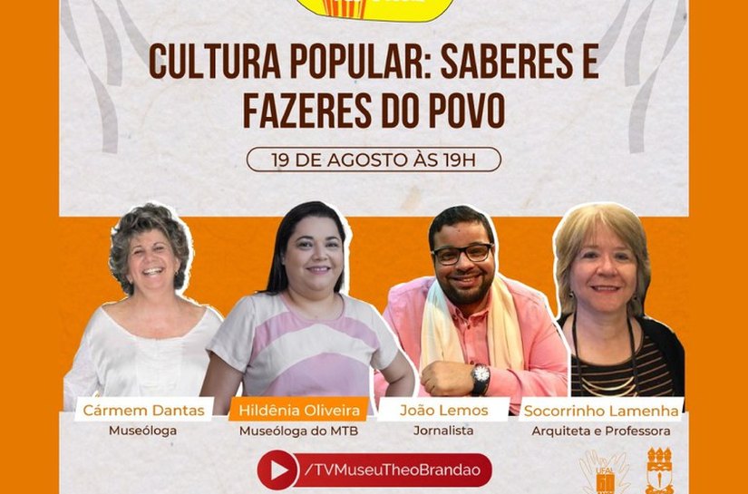 Museu Théo Brandão da Ufal promove live em homenagem ao Folclore alagoano