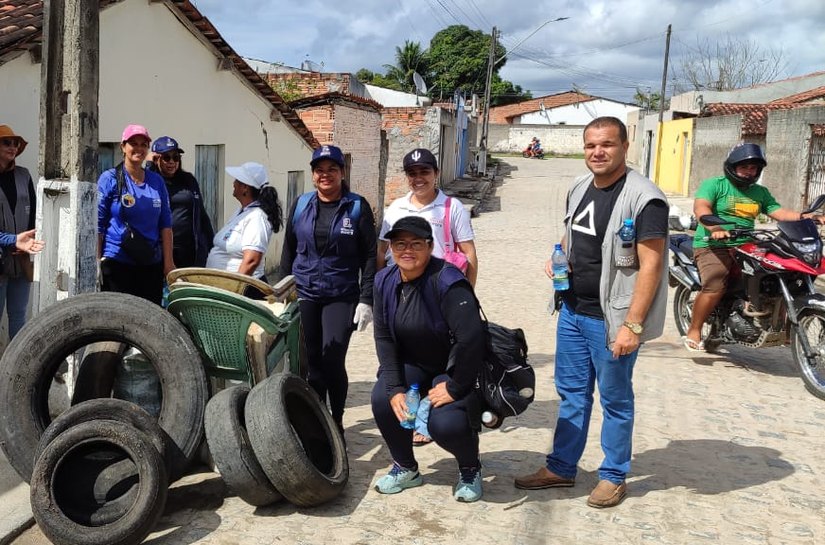 Mutirão reforça combate à dengue no bairro Santa Isabel e alerta para a importância da participação da população