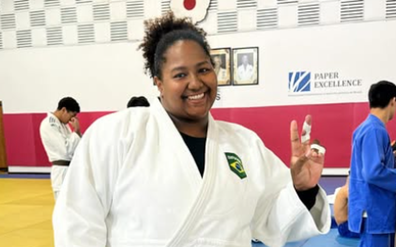 Bia Souza perde a primeira após o ouro olímpico e deixa escapar o bronze no Grand Slam de judô