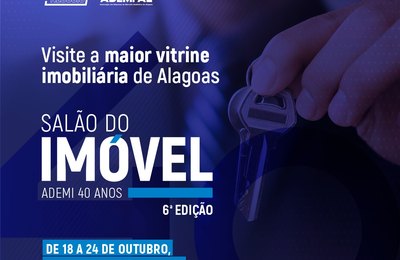 Salão do Imóvel Ademi começa dia 18, na orla da Ponta Verde