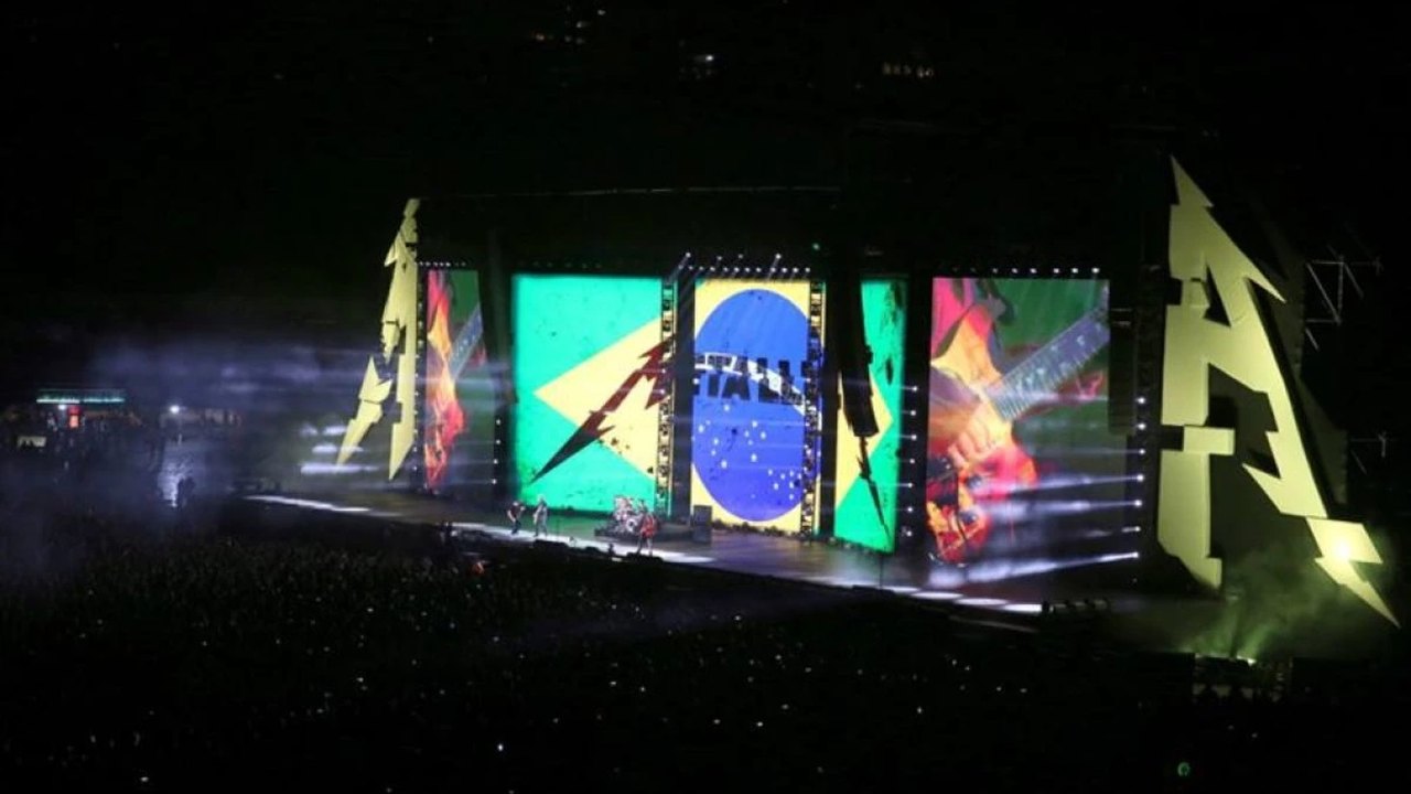 Em São Paulo, Metallica percorre carreira em show para 70 mil pessoas