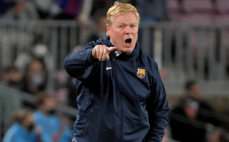 Koeman descarta fracasso no Barcelona: ‘Saí a 8 pontos do líder e agora dobrou’