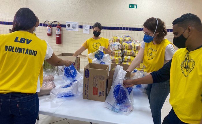 Os voluntários mobilizarão a sociedade na doação de alimentos para famílias em insegurança alimentar no Estado