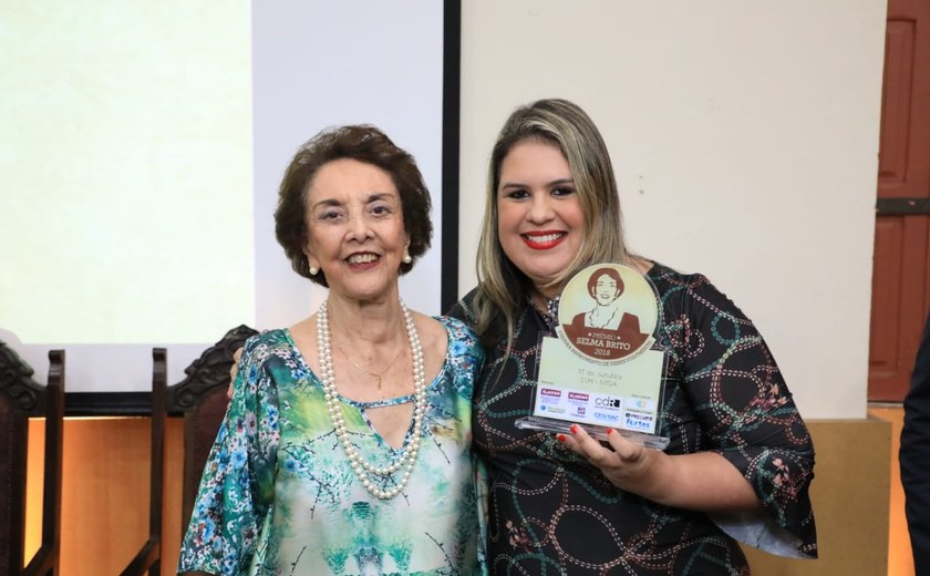 Secretária de Cultura Mellina Freitas recebe homenagem no Prêmio Selma Brito