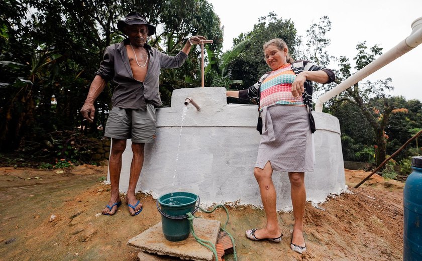 CAS entrega as primeiras 20 cisternas para famílias da Comunidade do Urubu, na Serra de Mata Grande, em Alagoas