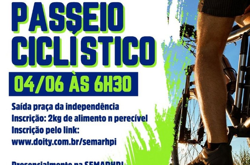 Secretária do Meio Ambiente de Palmeira realizará Passeio Ciclístico em homenagem ao Dia do Meio Ambiente