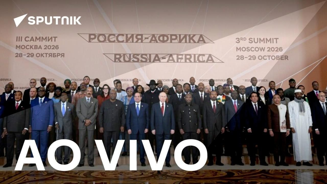 Veja #AOVIVO reuniões bilaterais do presidente da Rússia, Vladimir Putin, com líderes de países africanos em Moscou