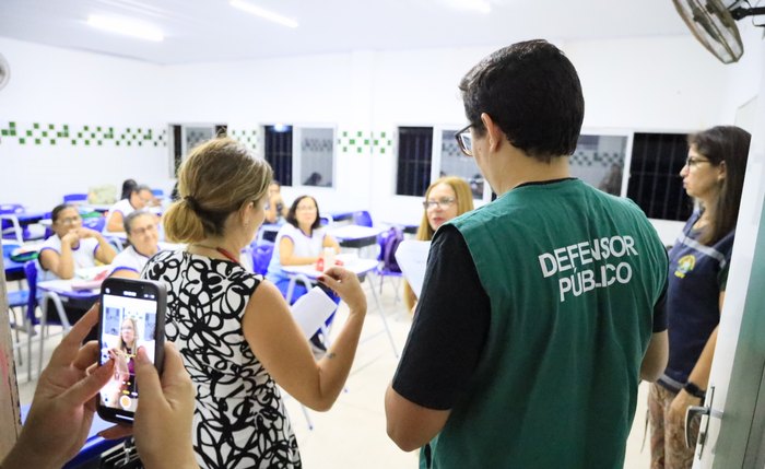 Defensoria pública em fiscalização Defensoria pública em fiscalização