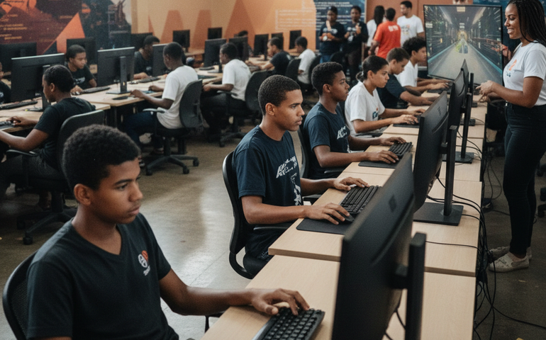 Complexo da Maré recebe novo centro de treinamento do AfroGames
