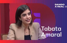 Deputada federal Tabata Amaral é a convidada do Dando a Real com Leandro Demori