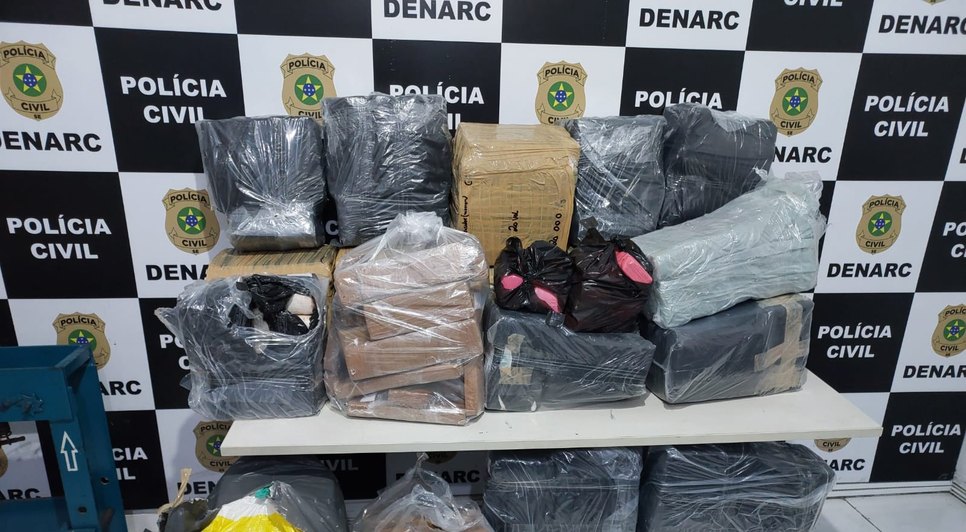 Quase 700 kg de maconha são apreendidos durante operações policiais em Sergipe
