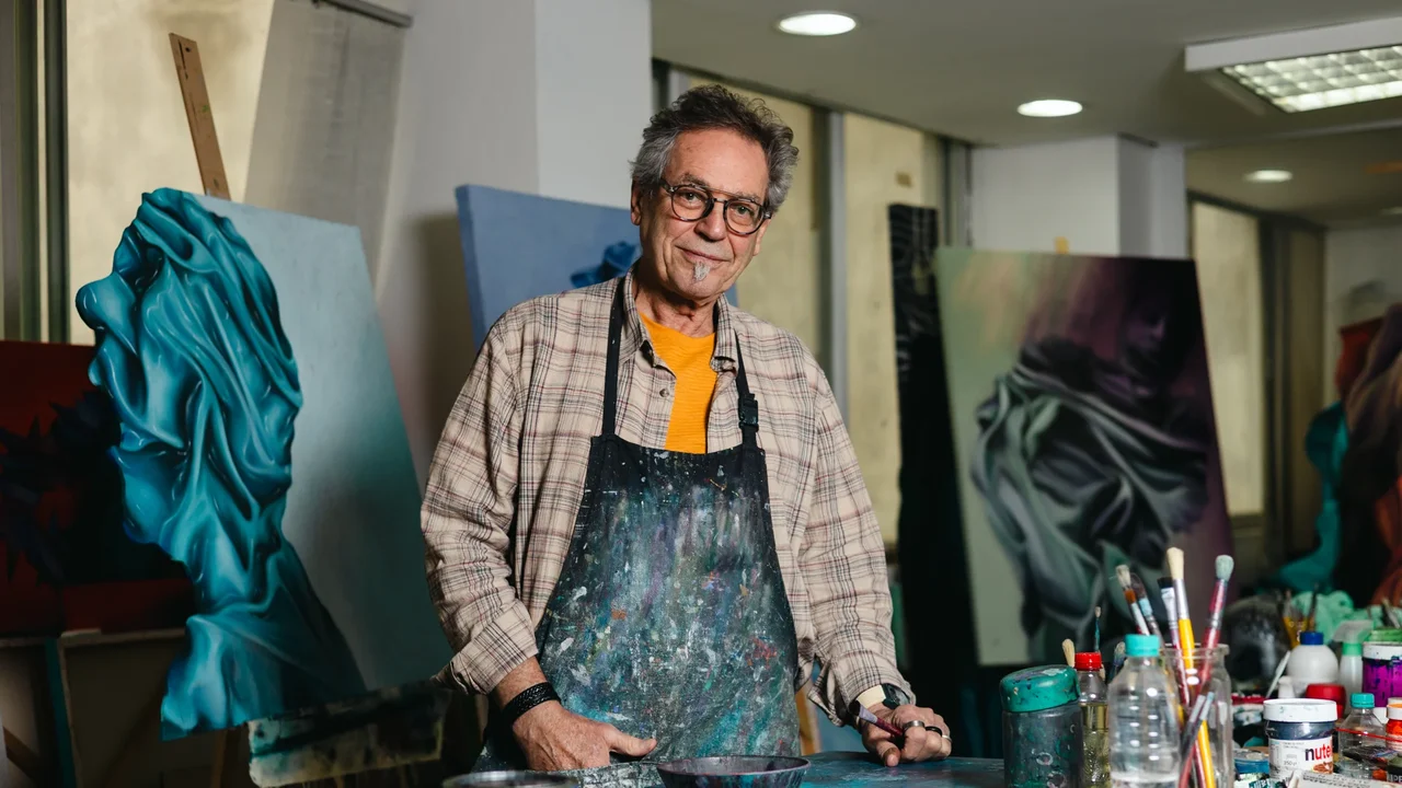 Falta de humanidade nas cidades vira pintura em mostra gratuita no centro de São Paulo