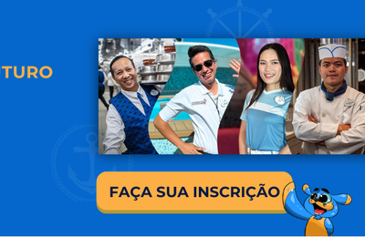 Evento online e gratuito oferece 139 vagas para quem sonha em trabalhar em cruzeiros internacionais