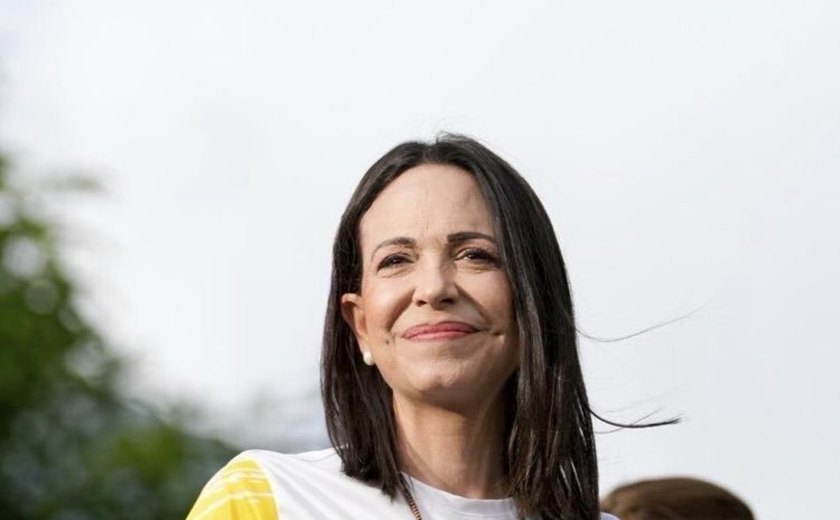 María Corina Machado comemora libertação de presos políticos na Venezuela