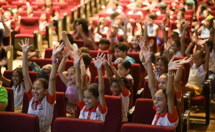 Alunos do ensino infantil da rede municipal de Penedo participam da mostra de cinema do Circuito 2023